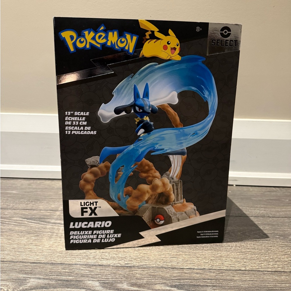 NEW/SEALED Pokemon Lucario Deluxe Figure!